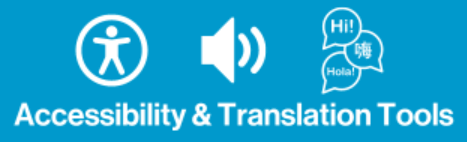 image of accessibility and translation tools